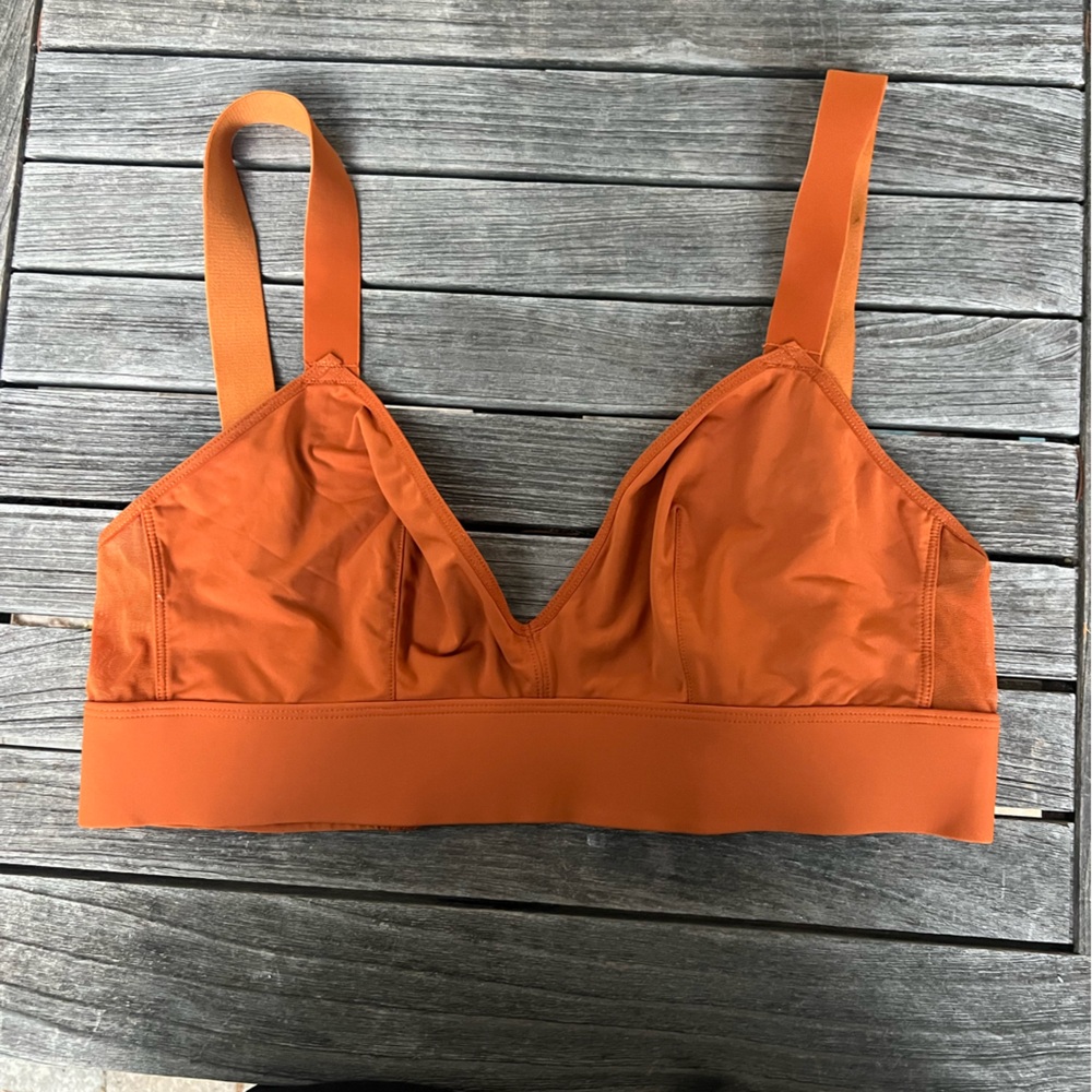 Parade Orange Unlined Bra
